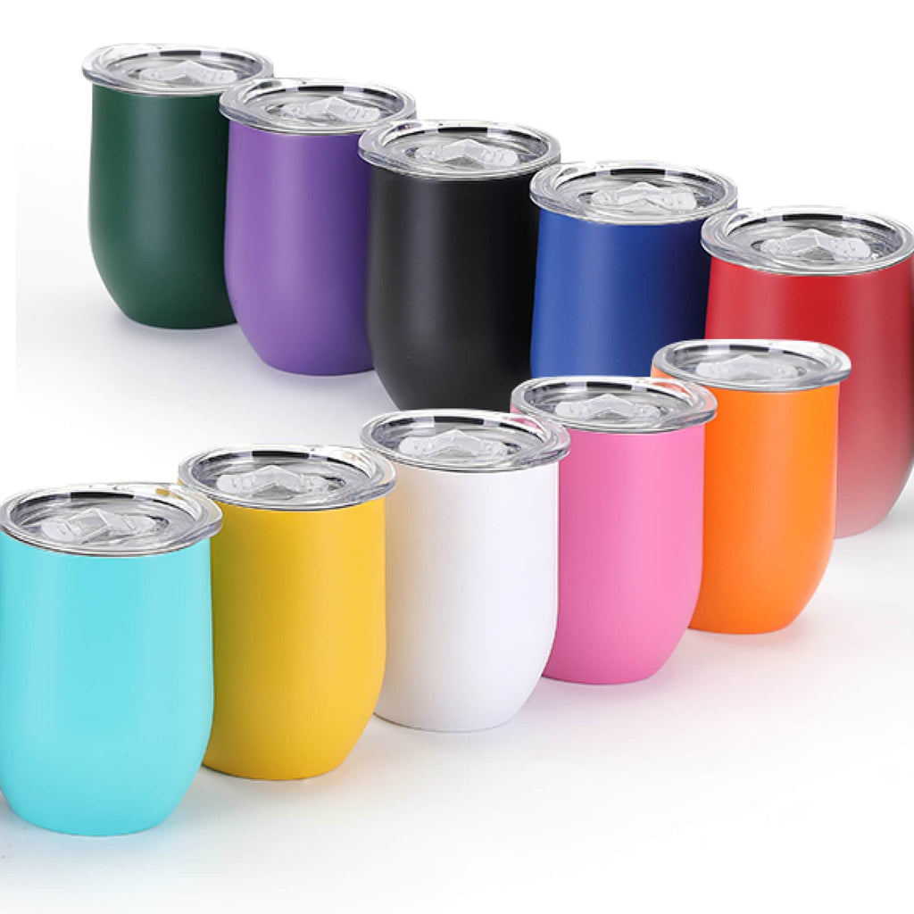 12 oz Custom Wine Tumbler blank available for custom engraving